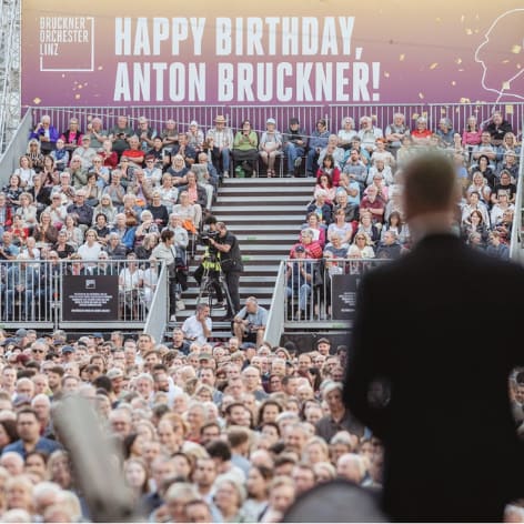 Open-Air-Konzert des Bruckner Orchesters Linz vor vollen Rängen